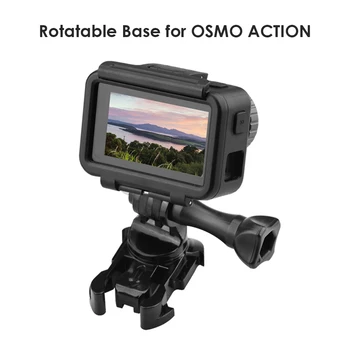 

360 Rotate Swivel Mount Buckle Vertical Set Outdoor Quick Release Sightseeing Accessories for DJI Osmo Action GoPro