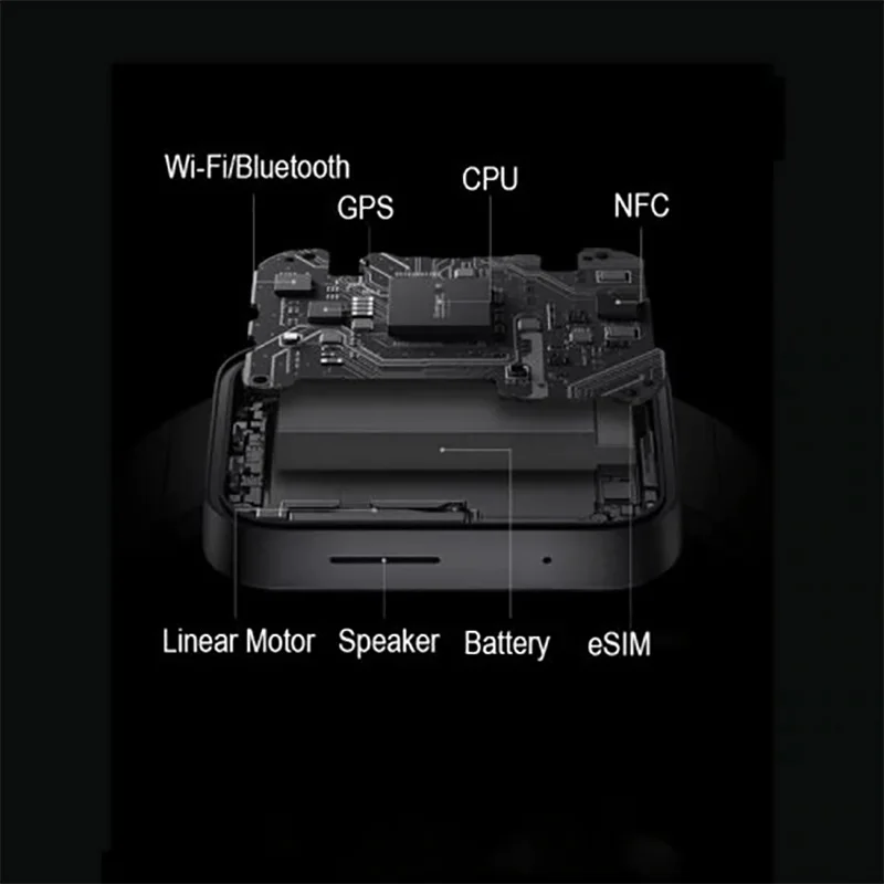 Xiaomi Smart Watch Wear 3100 Waterproof Sports Mi Watch Health Data Monitor Voice Control MIUI for Watch Standard Version