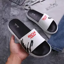 Мужские домашние Тапочки для ванной; водонепроницаемые Вьетнамки; Мужская обувь; уличные пляжные сандалии Повседневные тапочки; zapatos de hombre