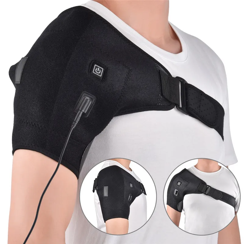 

Heating Shoulder Brace Support for Dislocated Shoulders Rehabilitation Shoulder Injury Pain Relief + Knee Brace