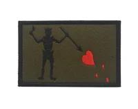 US Navy SEAL Team Flag Hook Patch – Blackbeard Pirate Edward Teach Badge - Image 3