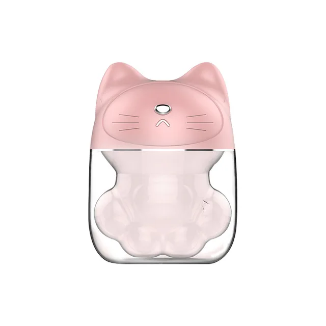 

Cute Cat Claw Cup Air Humidifier DC5V USB Desktop Diffuser Mist Maker Ultrasonic Air Humidifier Colorful Night Light 150ML