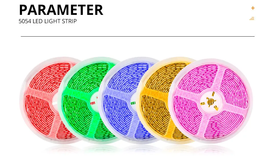 5M 600 LED 5054 LED Strip Light Waterproof DC12V Ribbon Tape Brighter Than 5050 Cold White/Warm White/Ice Blue/Red/Green/blue