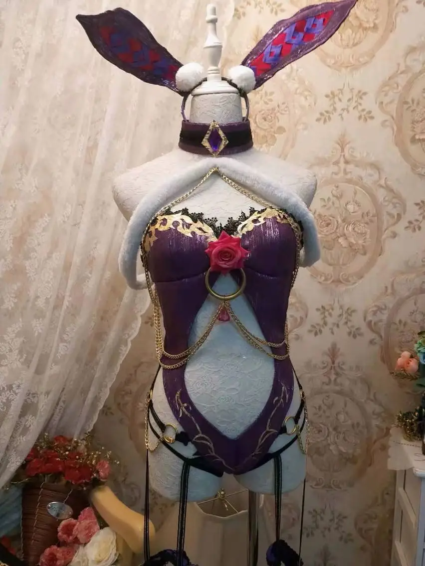 

[Customized] Anime Fate Grand Order FGO Rabbit Girls Scathach Gorgeous Sexy Dress Cosplay Costume Halloween Free Shipping.