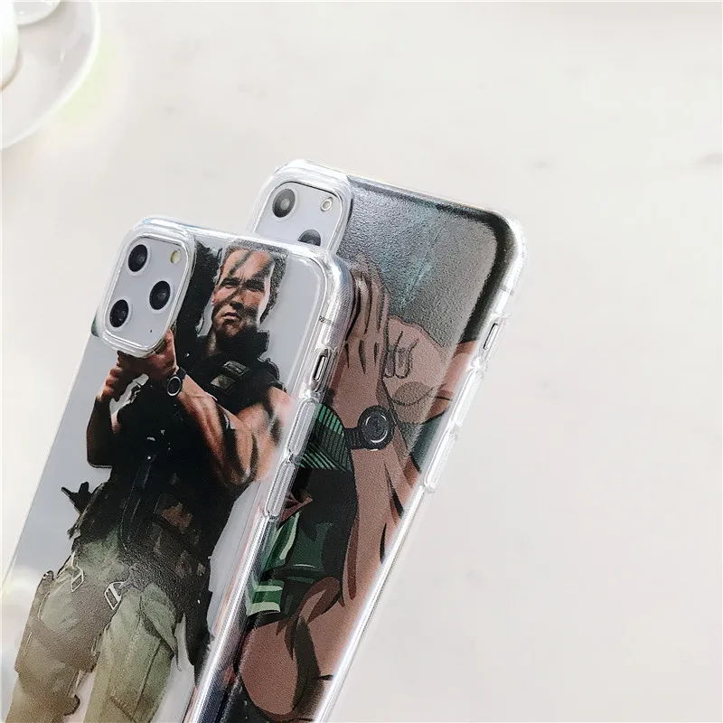 Забавный крутой пародия пушки Прозрачный чехол для телефона для iPhone 11 pro Max 11Pro 11ProMax Забавный Мягкий силиконовый чехол из ТПУ