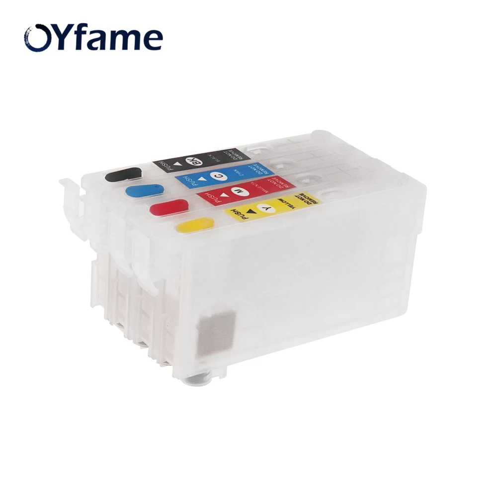 OYfame cartucho de tinta recargable T802 802XL, sin Chip, para impresora  Epson WorkForce WF 4720/WF 4730/WF 4740/ WF 4734 EC 4040|Cartuchos de  tinta| - AliExpress