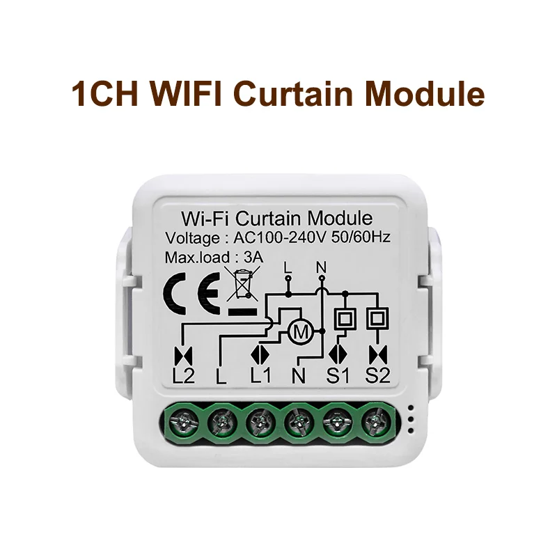 Smart WiFi Curtain and Blind Switch