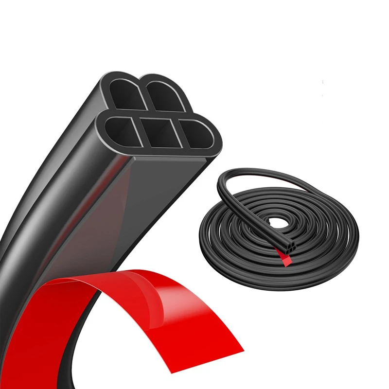 

5 метров противоскользящая уплотнительная лента для автомобильной двери резиновая уплотнительная лента кромка шумоизоляция авто аксессуары