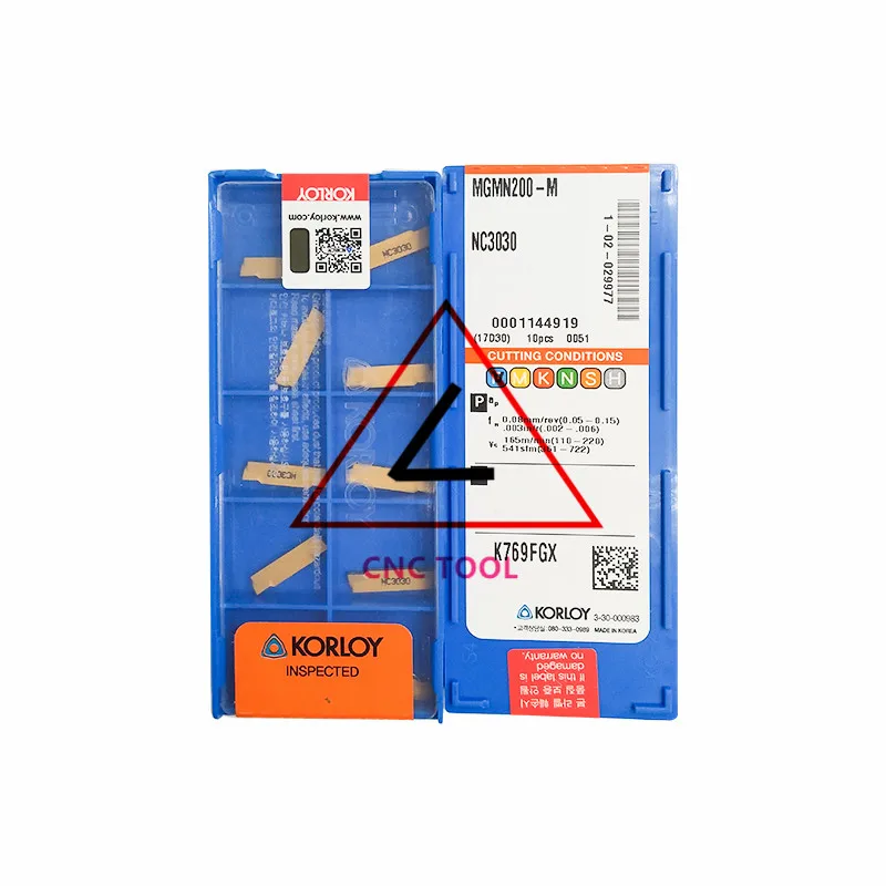 

MGMN200-M NC3030 10pcs Original Korea KORLOY Cutting Tool