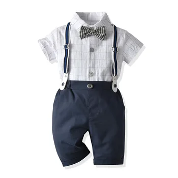 

Toddler Boy Clothes Tracksuit Gentleman Suit Summer Clothes for Girls Kids Baby Boys Getleman Sport Clothing for Children Sets