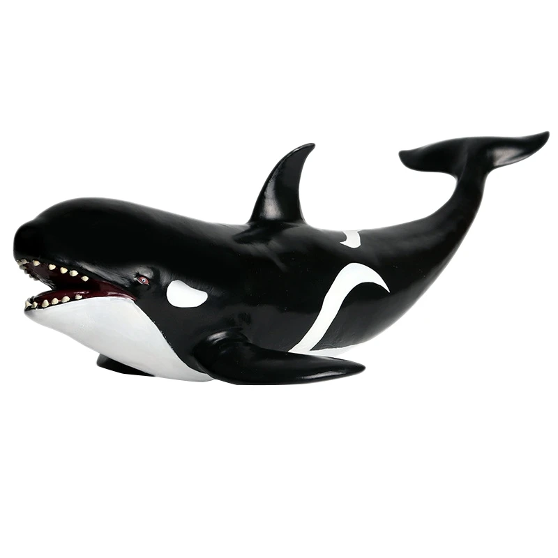 Simulation Marine Animal Model Soft Rubber Killer Whale Toy Ornaments | Игрушки и хобби