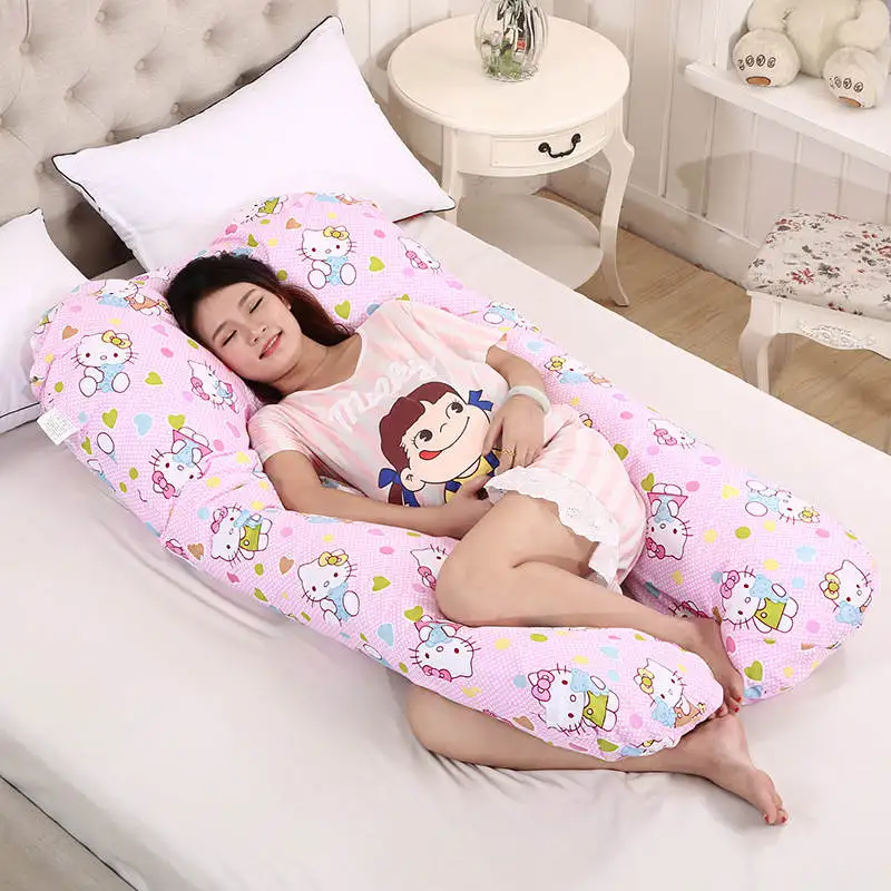Новая поддерживающая Подушка для сна для беременных женщин, хлопковая наволочка для тела, u-образные подушки для беременных, костюм для беременных, без наполнителя - Цвет: 3