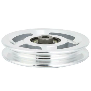 

Die Casting Practical Replacement Multiple Size Fitness Aluminium Alloy Easy Apply Durable Hardware Home Round Gym Pulley Wheel