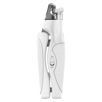 

Durable Razor Portable Grooming Rechargeable Pet Nail Clippers Dog Cat With LED Light Home Sharp Blades Safety Trimmer Cordless