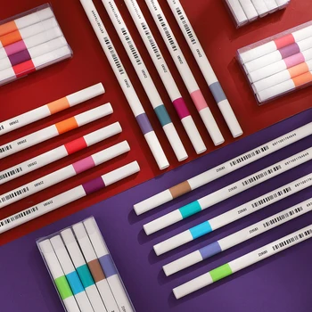 

5PCS/Set Painting Graffiti Watercolor Pen Waterproof Fiber Color Hook Line Pen Journal Art Pen Set Stationery Supplies
