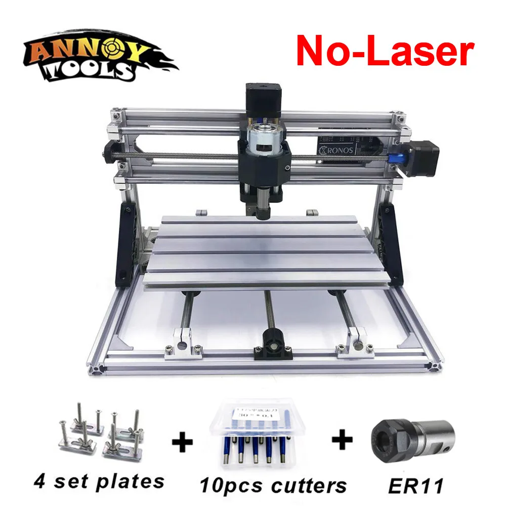 CNC 3018 & Laser Engraving Router Carving PCB Milling Cutting DIY CNC Machine US 