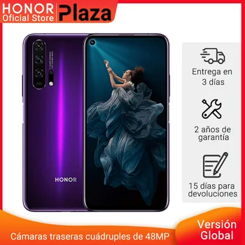 Перейти на Алиэкспресс и купить Глобальная версия HONOR 20 Pro Googling Play смартфон 6,26 '8Гб 256 ГБ Kirin 980 Восьмиядерный 48мп камера мобильный телефон NFC Android