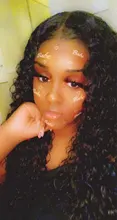 Peluca brasileña de ondas profundas prearrancada, peluca con malla frontal y pelo de bebé, 13x4, para mujeres negras