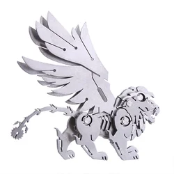 3d metal animal estilo quebra cabeça formicore leão modelo de aço warcraft diy montado jigsaw destacável brinquedos presente para crianças adulto