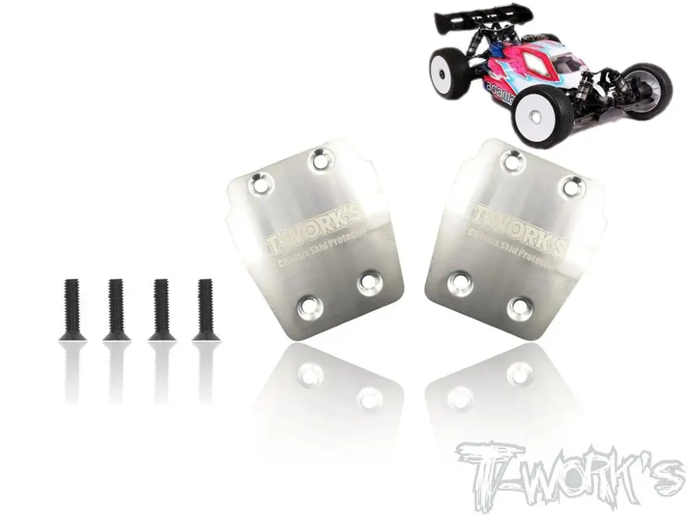 TWORKSAGAMAA319buggy2PCFrontRearChassisSkidProtectoranti