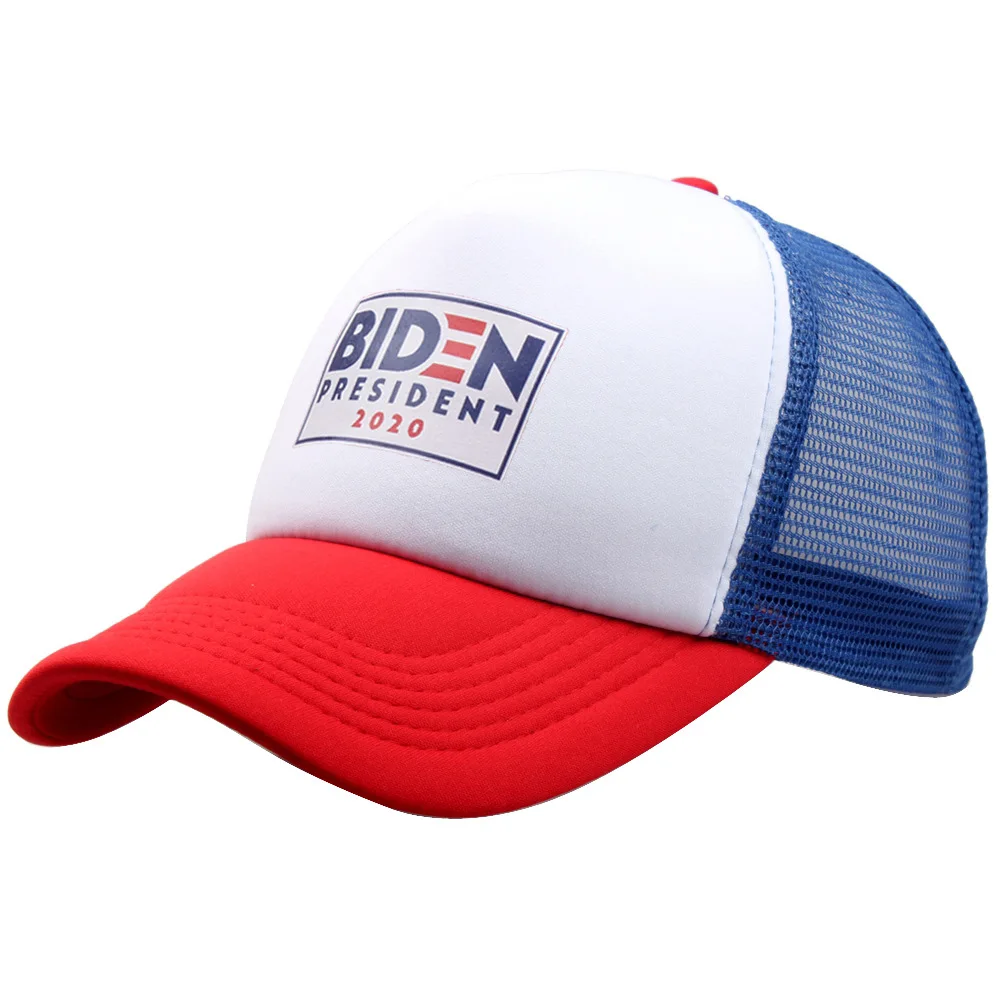 

LongKeeper Joe Biden 2020 American President Election Baseball Cap Men Women Outdoor Sport Hats Adjustable Red Black Mesh Caps