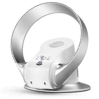 

2020 Super Quiet Variable Speed Non-blade Blade Less Fan Has The Remote Timing Function Folding Fan 12 Inches For Home Office
