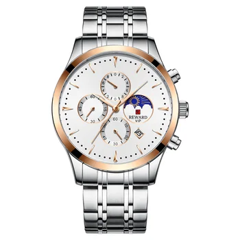 

The Moon Calendar More Function Time Motion Man Wrist Watch Wrist Watch