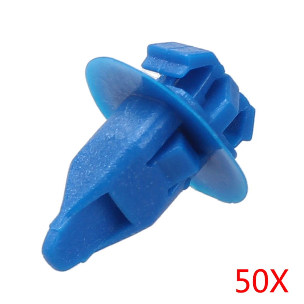 

50x для брызговиков, колес, клеш, молдинг, синие клипсы, панель, нейлоновый фиксатор для Toyota 90904-67036 D130 клипсы, авто/крепежи/клипсы