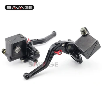 

For SUZUKI AN-250 Burgman 98-02/ AN-400 Burgman 99-11 Motorcycle Front & Rear Brake Master Cylinder Kit Reservoir Set Levers