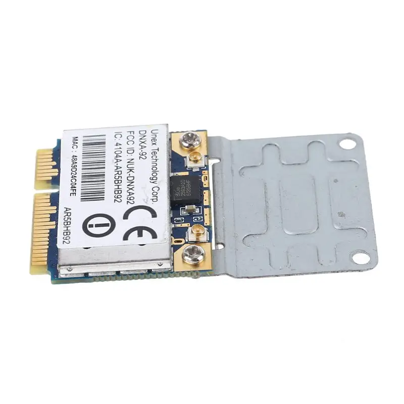 AR9280 AR5BHB92 Двухдиапазонная 2,4/5 ГГц 802.11a/b/g/n 300Mbp Беспроводная мини карта PCI-E X3UB