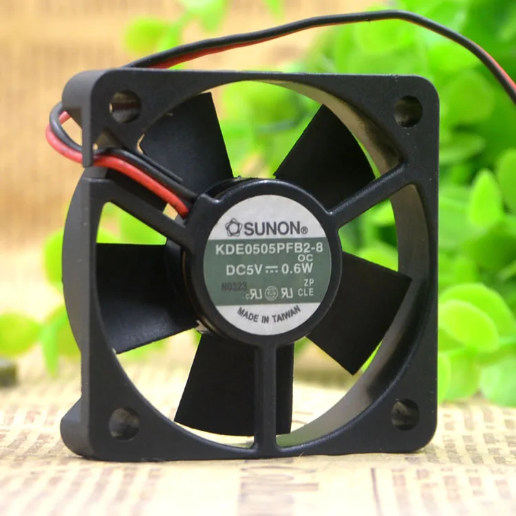 KDE0505PFB2-8 DC5V 0,6 Вт 5 см 5010 защиты электродвигателя Вентилятор охлаждения