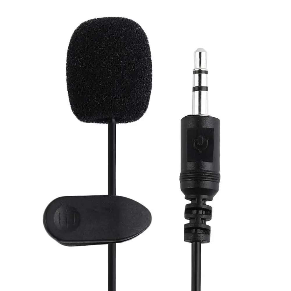 

3.5mm Wired Lavalier Microphone Speech Teaching Sound Amplifier Mic for Phone PC
