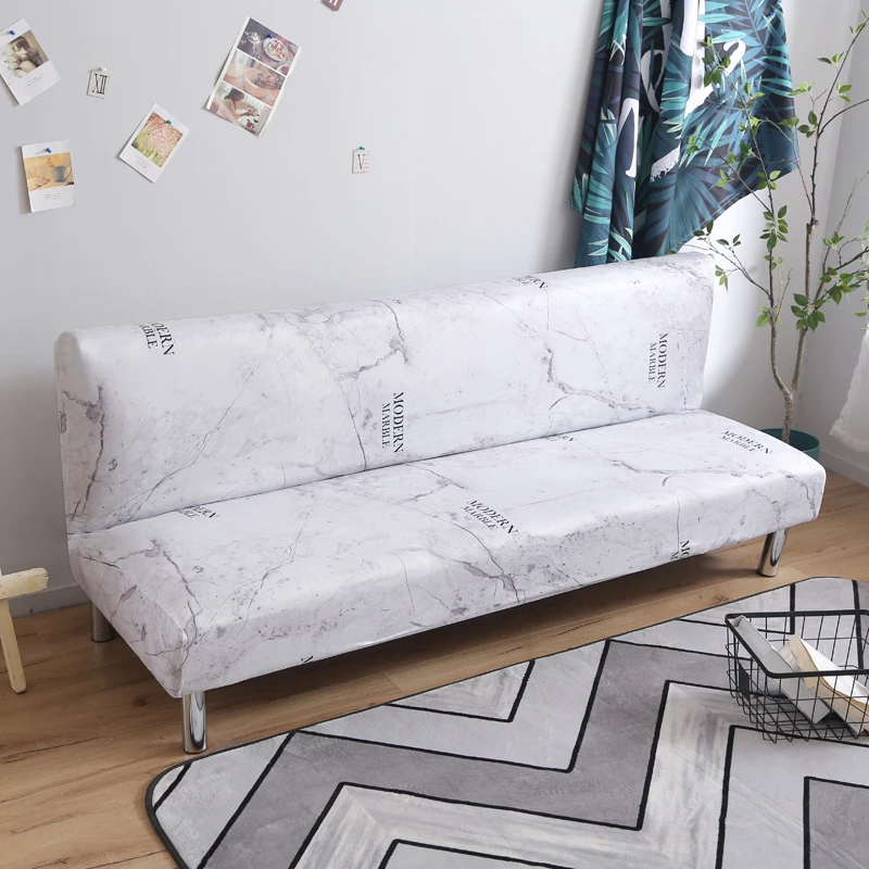 Полностью обмотанный складной диван-кровать, мягкий, приятный для кожи эластичный диван, полотенце, диван без подлокотника - Цвет: Color 10