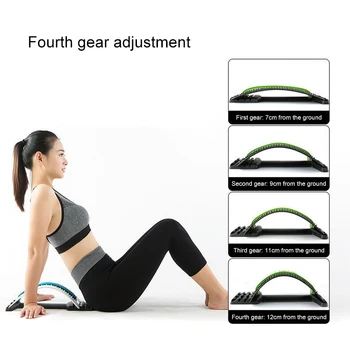 

Back Stretching Device Back Massager Lumbar Support Muscle Relief Tool for Fitness Massage FEA889