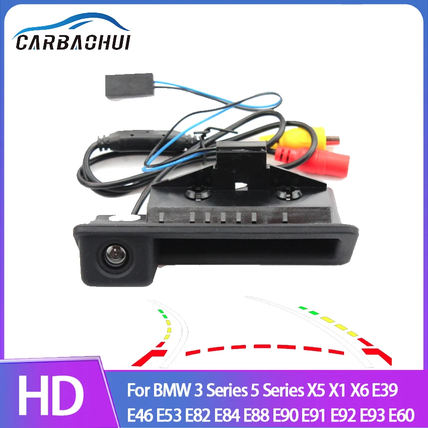 Камера заднего вида с ручкой багажника автомобиля CCD HD для BMW 3 серии 5 X5 X1 X6 E39 E46 E53