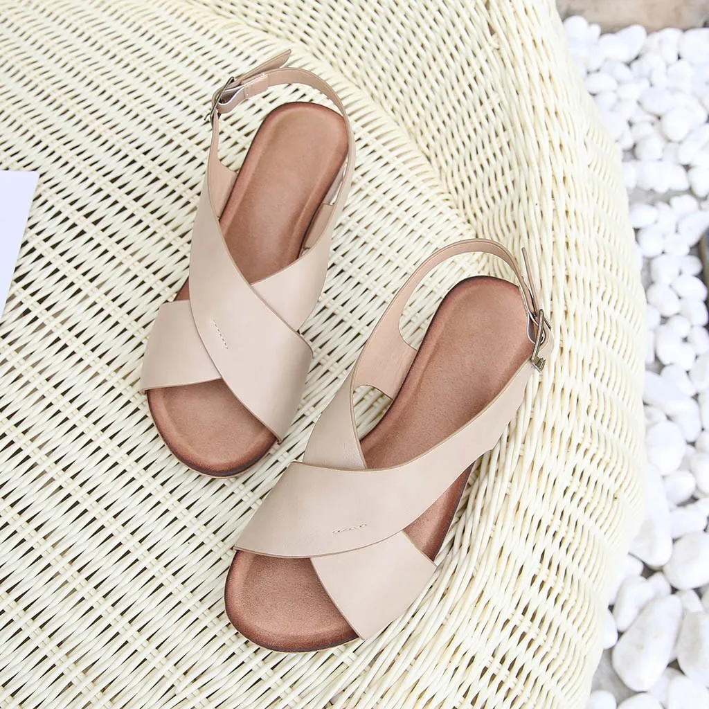

Platform Sandals For Women Wedges Beach Open Toe Breathable Hollow Soft Platform Sandals Leisure Shoe Schoenen Vrouw Scarpe #38