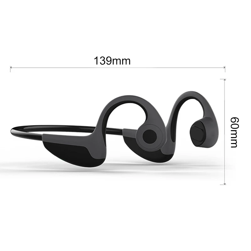 Костной проводимости наушники Водонепроницаемый Bluetooth 5,0 открытый ухо беспроводные наушники для бега, спорта, фитнеса