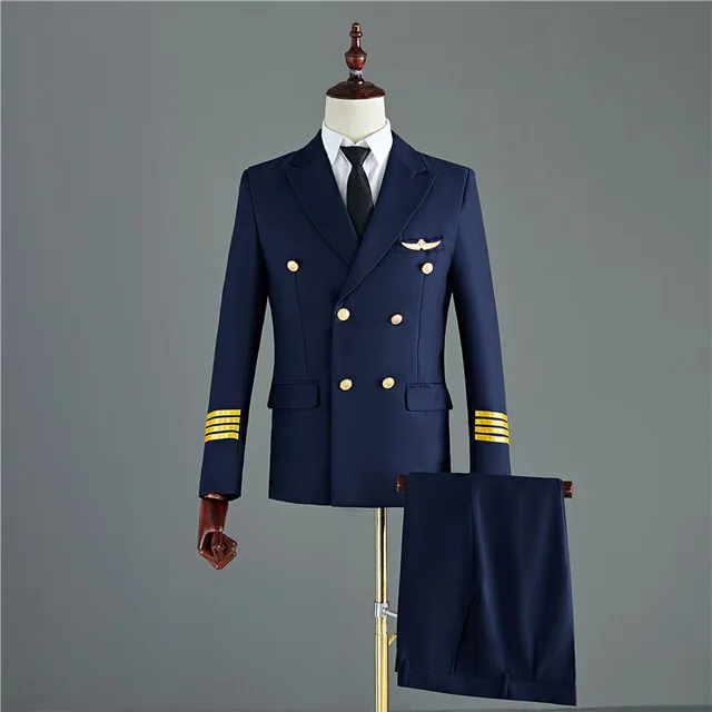 2020-Navy-Blue-Black-Suits-Men-Two-piece-Captain-Suits-Jacket-Pants-Men-Groom-Wedding-Slim