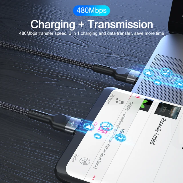 Essager 100W USB typ C na USB C kabel USB-C PD szybka ładowarka przewód do Macbook Samsung Xiaomi type-c kabel USBC 3M 4