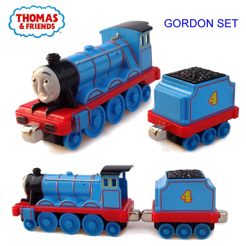 Модель поезда Thomas and Friends номер 4 Гордон и пластиковый магнитный трек для