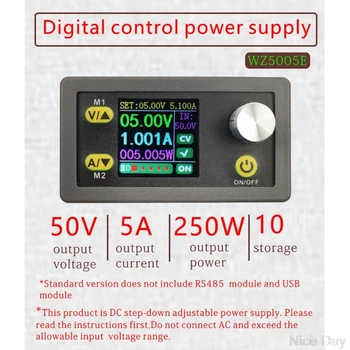 

DC Step Down Converter CC CV 50V 5A Power Module Adjustable Regulated Voltmeter Ju04 20 Dropship