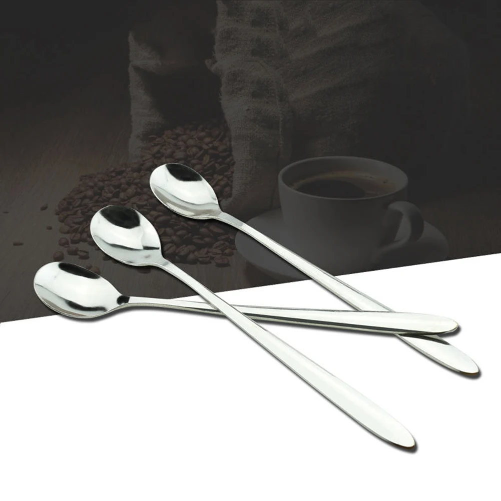 5 шт. ложки из нержавеющей стали для кофе чая десерта еды крема набор кухонной