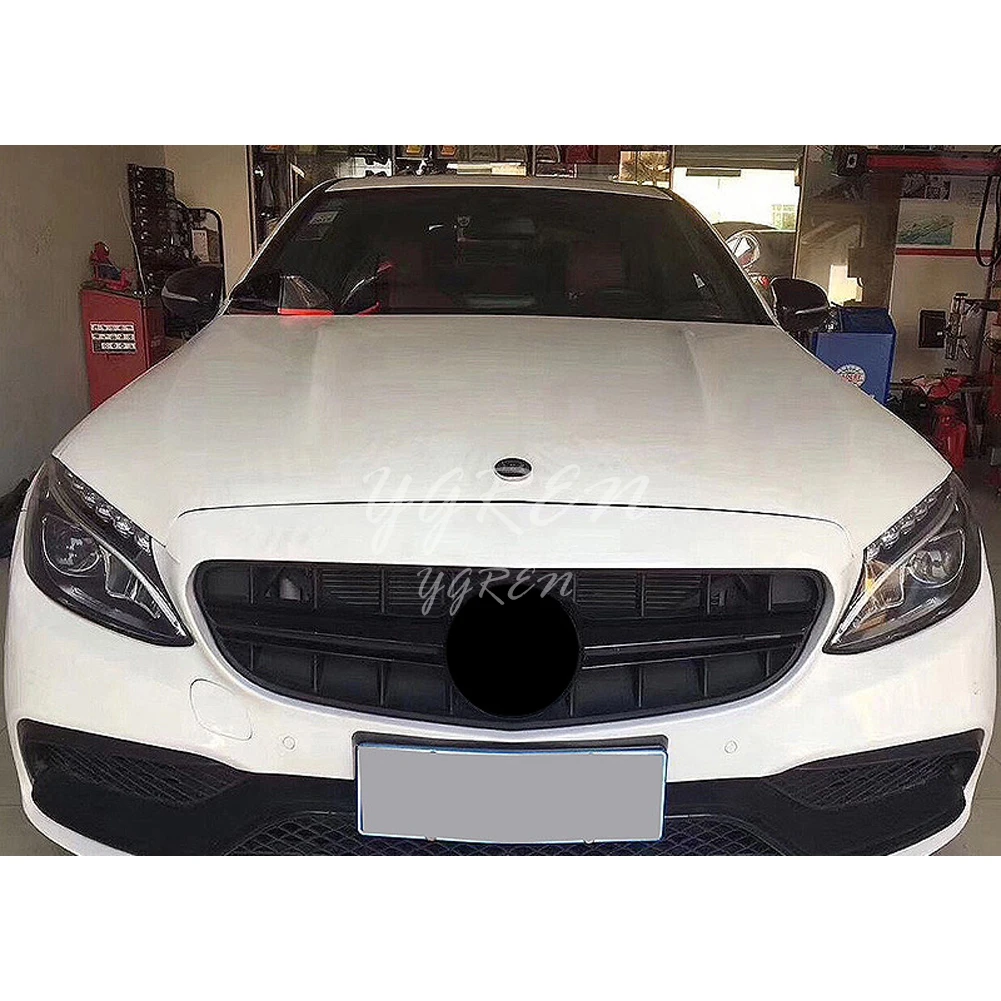 14 видов ABS автомобиль стильный вид решетка гриль для- Mercedes Benz W205 C200 C300 C350
