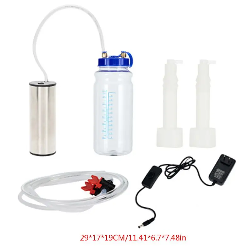 

Cow Milker Machine Electric Portable Cow Sheep Milking Machine Set Manual Pump One Teat Milker with Pulse Controller(for The co