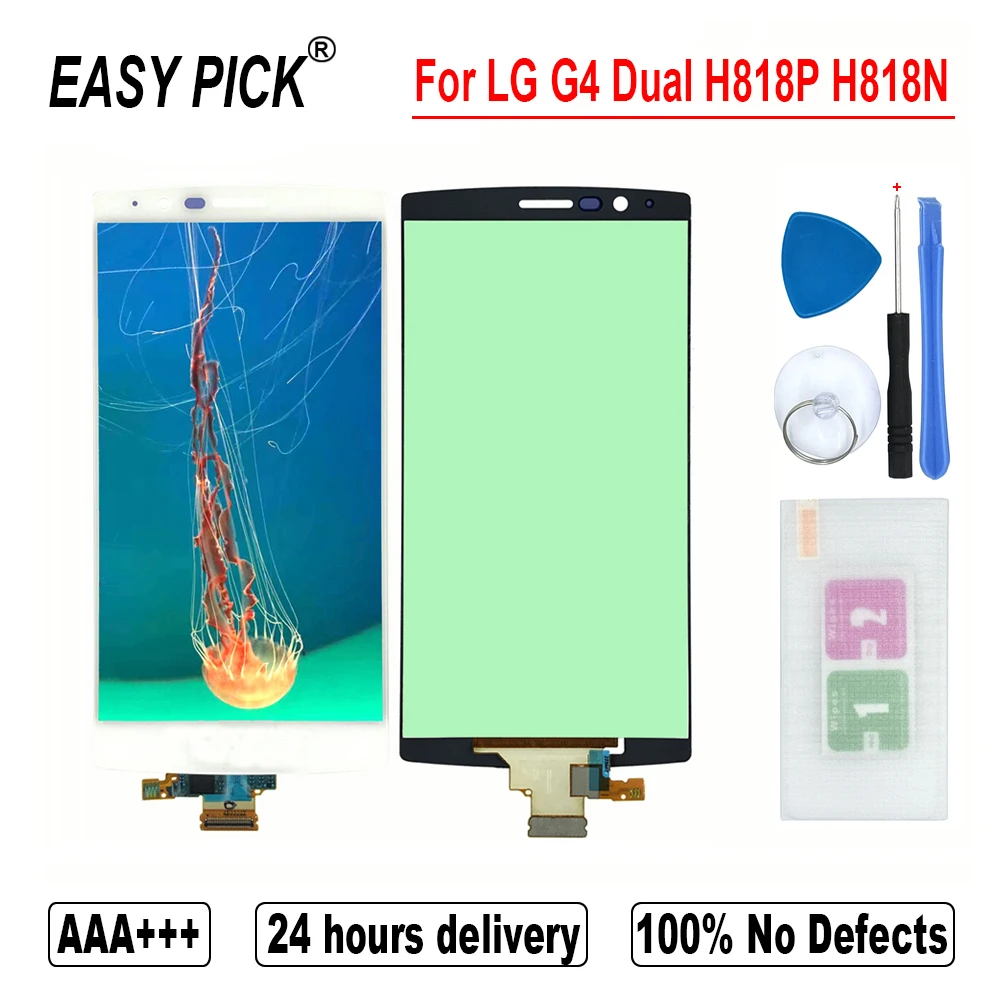 Для LG G4 двойной H818P H818N ЖК-дисплей Дисплей кодирующий преобразователь сенсорного экрана в сборе для LG G4 H810 H815T F500K/S/L LS991 VS986 VS999