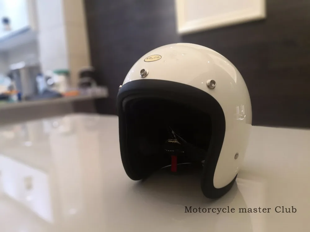 TT& CO Ретро мото rbike moto rcycle шлем casco moto glassfiber винтажный шлем 500TX Половина лица ECE Сертификация брендовый шлем