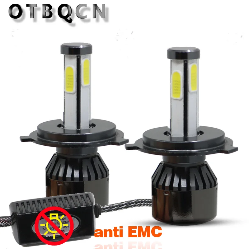 OTBQCN мини Автомобильные фары H4 H7 LED Canbus H15 H13 D2S D1S D3S D4S светодиодный ная лампа 3000K 6500K