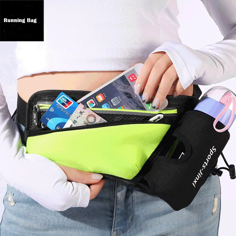 

Waterproof Running Waist Bag Marathon Gym Belt Phone Holder Fitness Lightweight Water Bottle Racing Hip Chest Pack Case Pouch