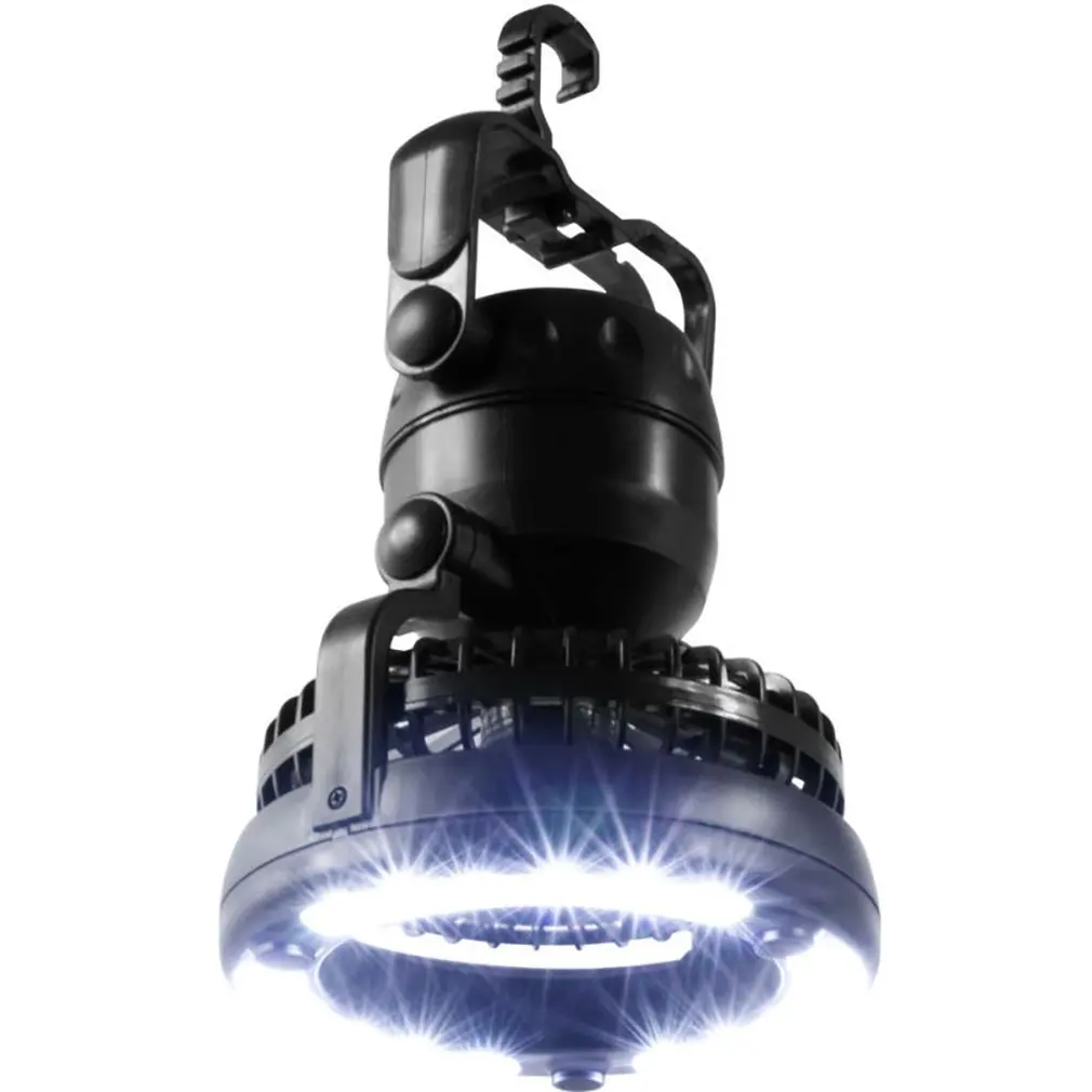 

Tourism Camping Light Outdoor Tent Light Camping Fan 18Led Camping Light 2 In 1 Portable Led Camping Light With Cooling Fan