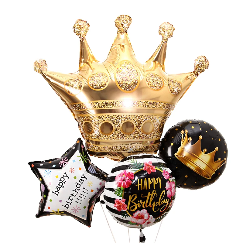 1 комплект Золотая Корона классический воздушный шар надувной королева BabyShower дом